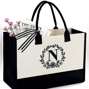 “N” Monogram Tote